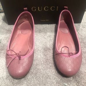 Gucci Pink Flats